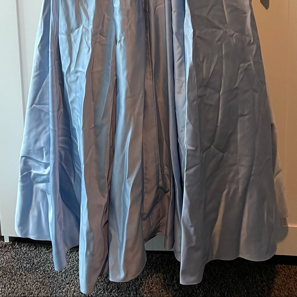 lavender Satin Ball Gown - Picture 3 of 6